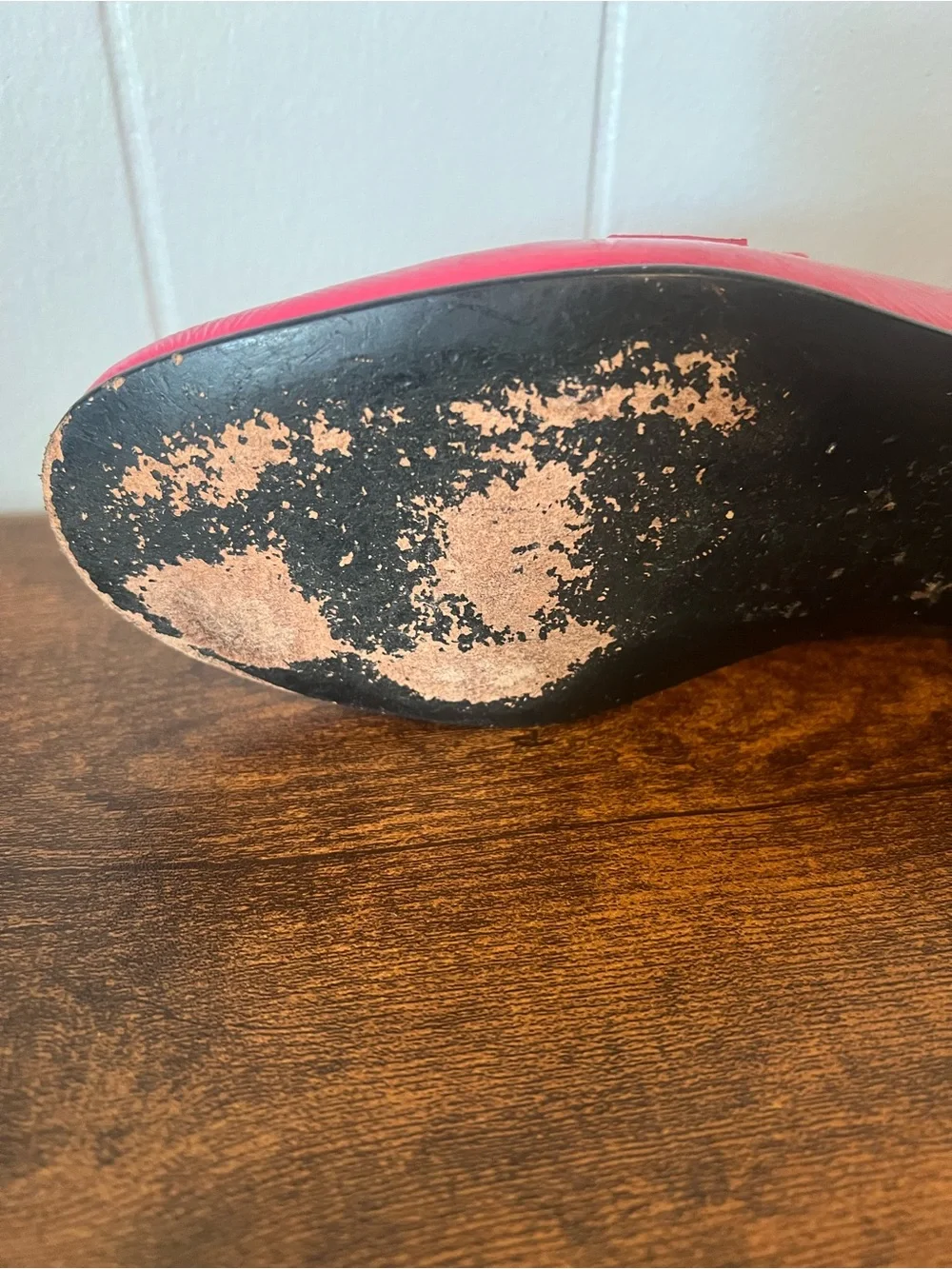 Good used Kate Spade Size 6.5, Hot Pink Loafers, VERO, Leather